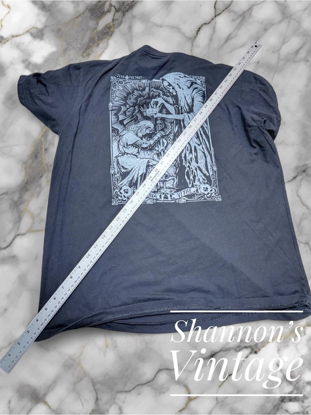 Zero Foxtrot Corona Vitae men’s sz XL tee A6